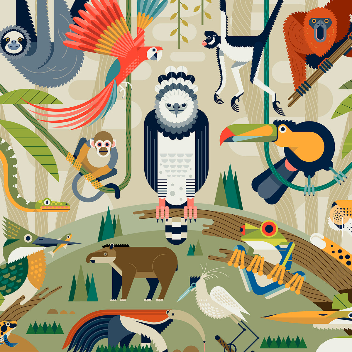 Amazon Rainforest Art Print