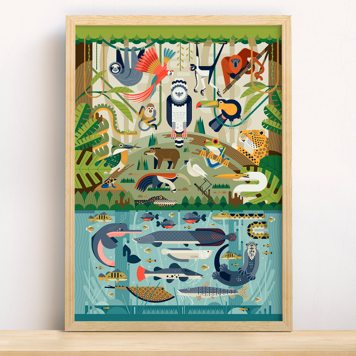 Amazon Rainforest Art Print