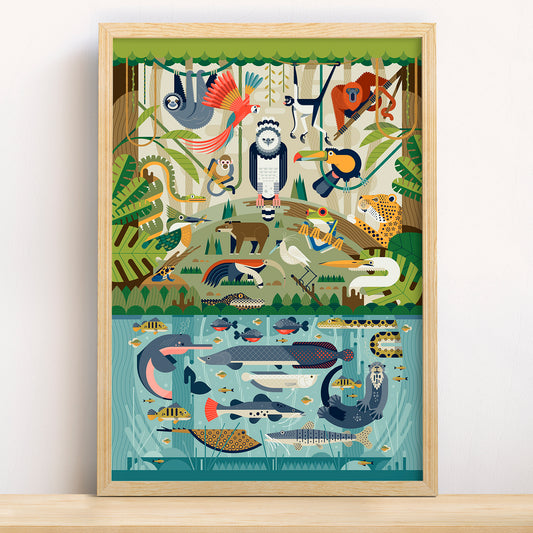 Amazon Rainforest Art Print