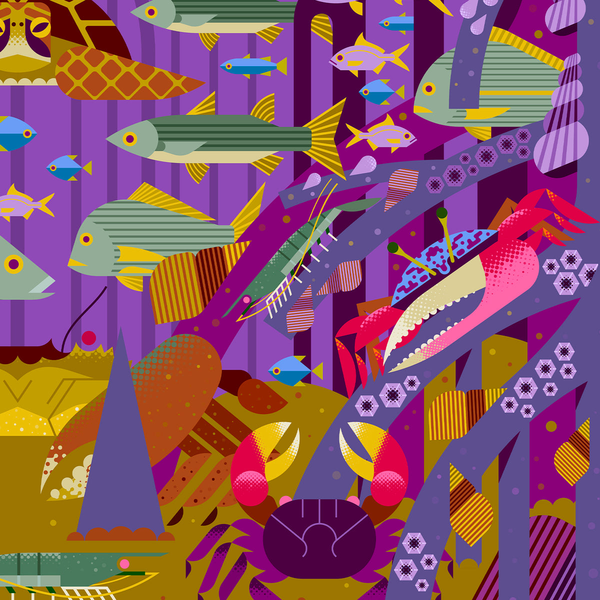 Mangrove Forest Art Print