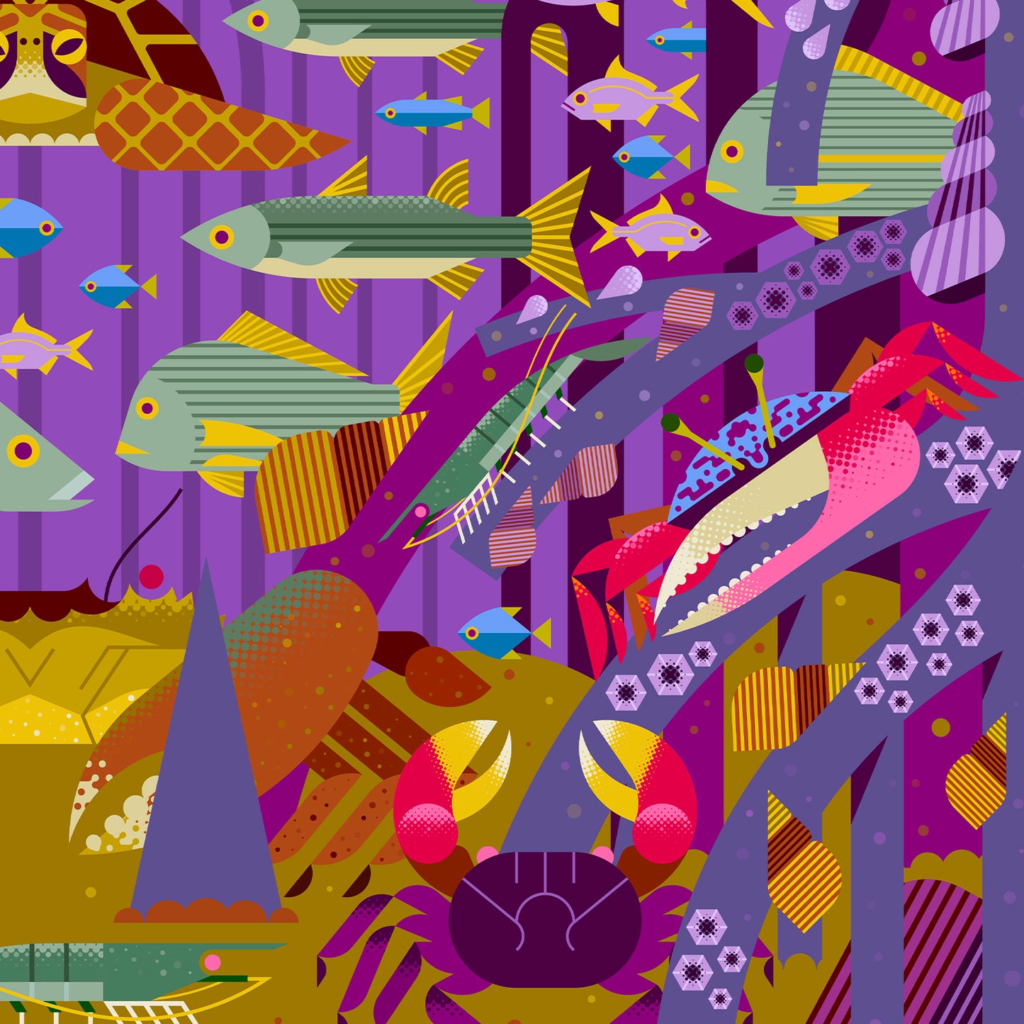 Mangrove Forest Art Print